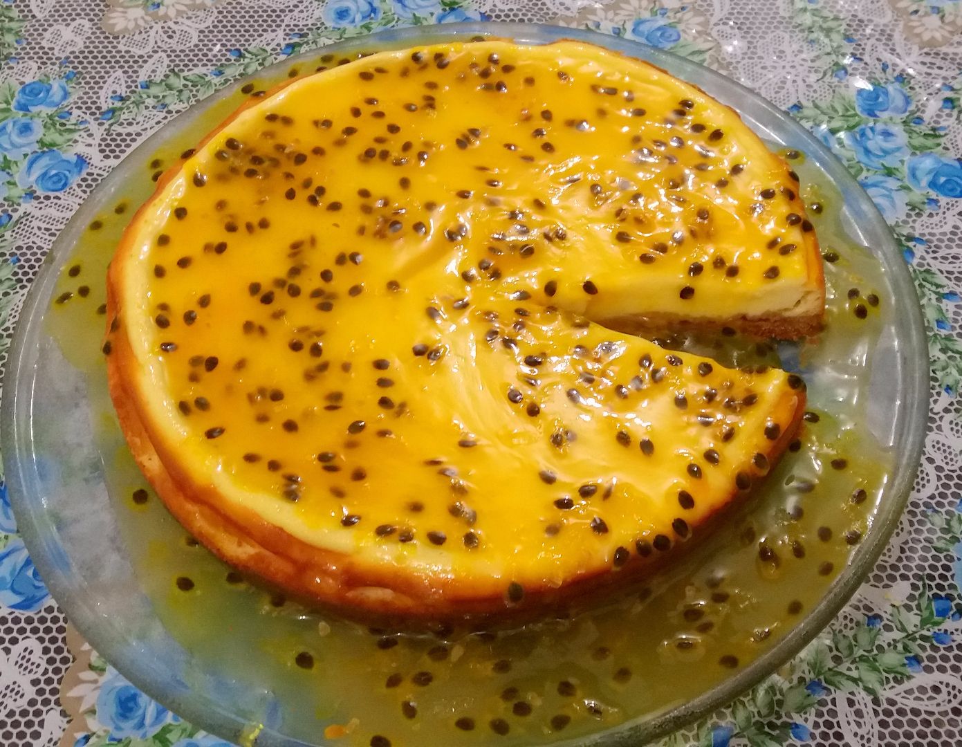 Cheesecake de maracujá