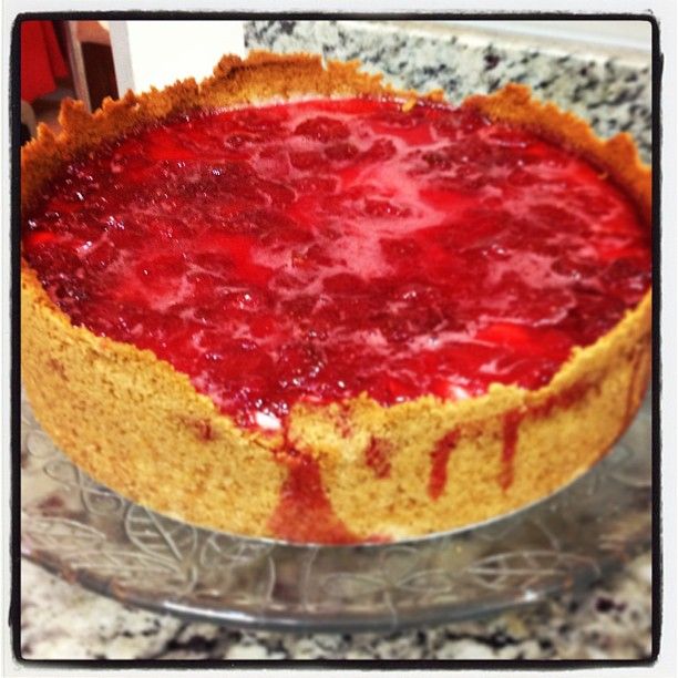 Cheesecake de morangos