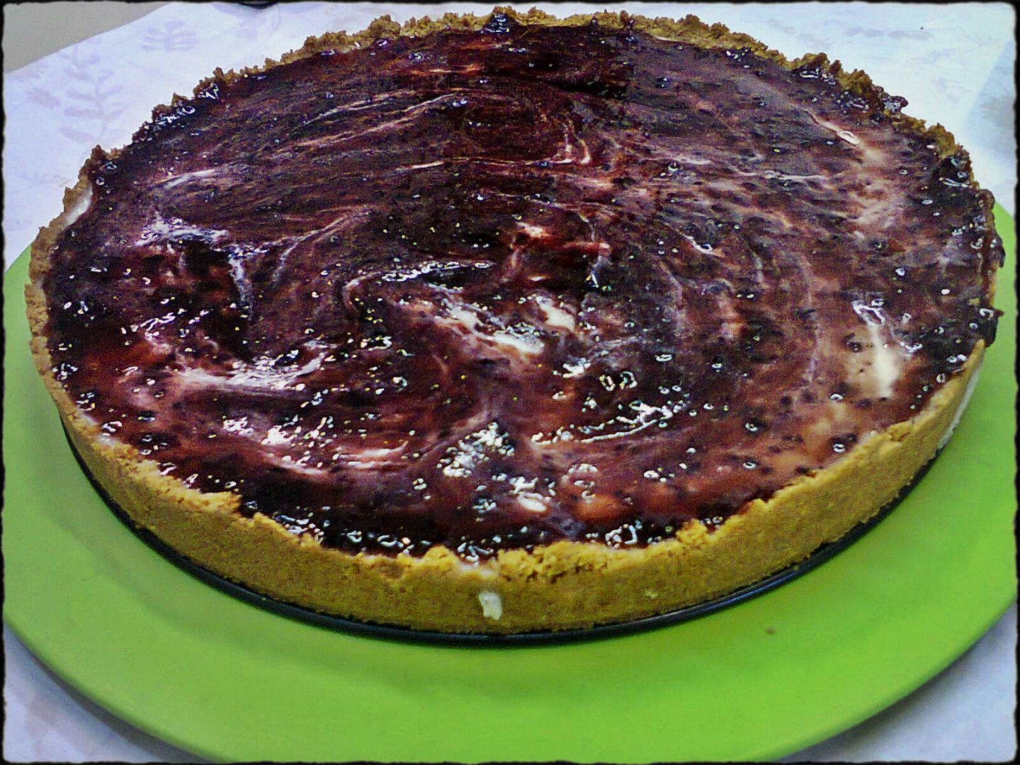 Cheesecake light com amora