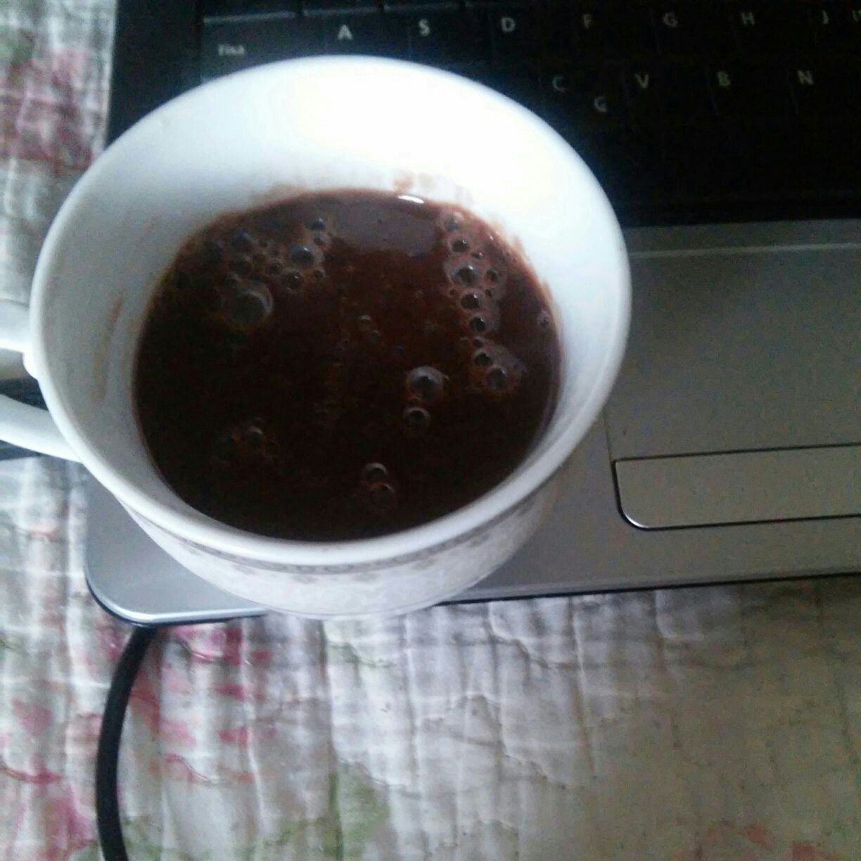 Chocolate quente com água