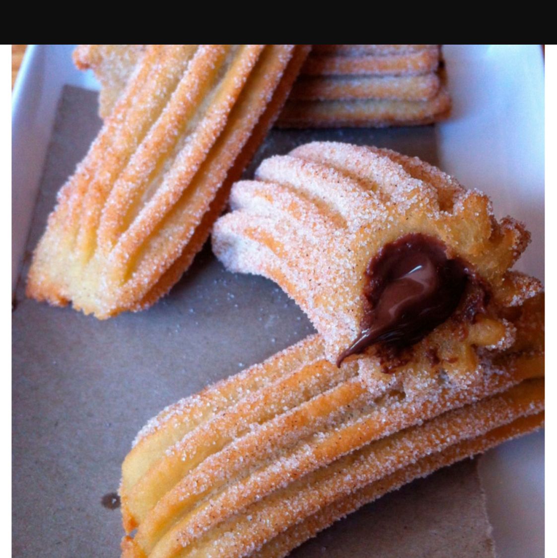 Churros de chocolate (na air fryer)