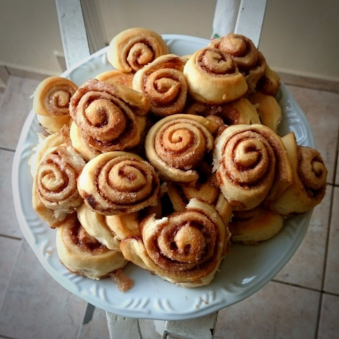 Cinnamon rolls (pãezinhos de canela)