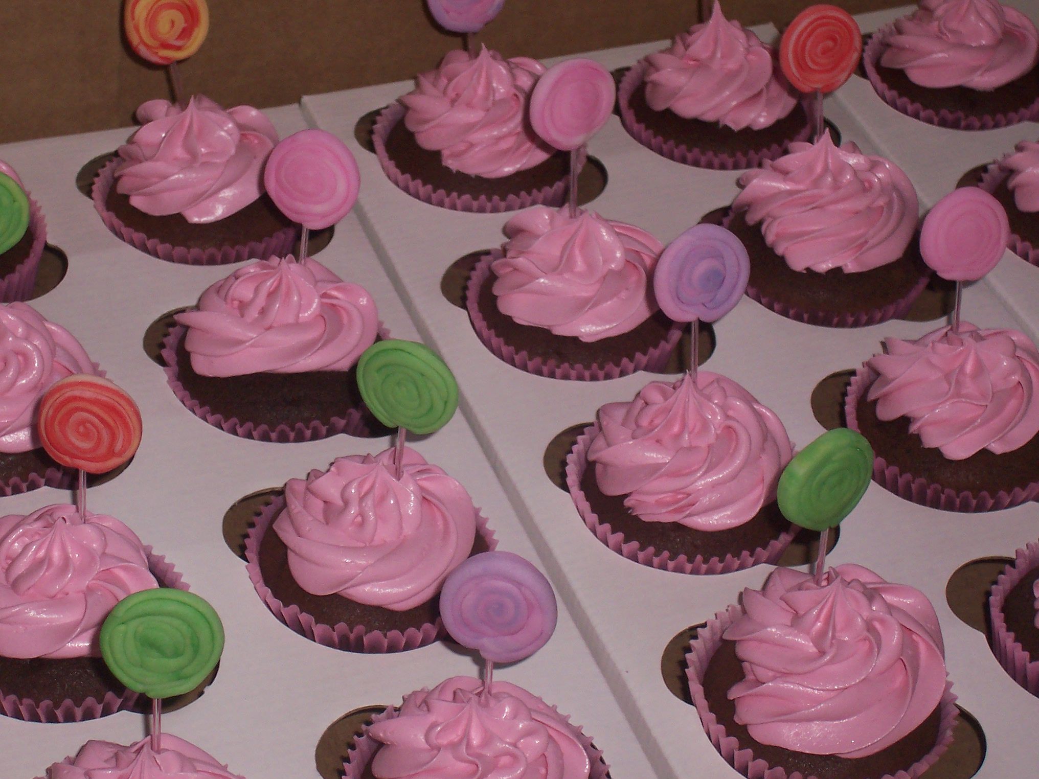 Cobertura de morango para cupcakes