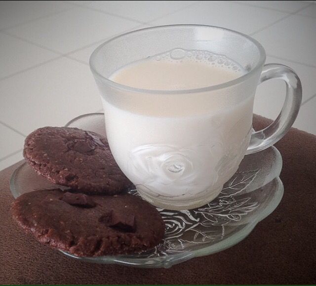 Cookie de chocolate meio amargo e aveia