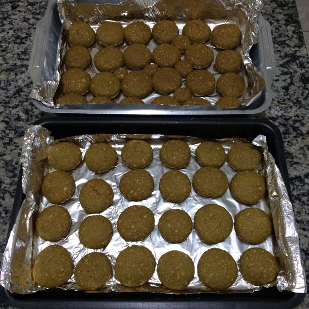 Cookies de amendoim integral sem glúten