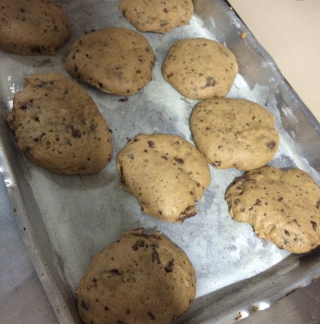 Cookies de nutela com gotinhas de chocolate