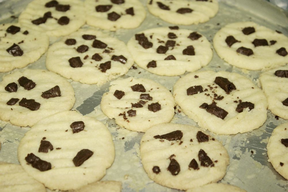 Cookies pingos de chocolate