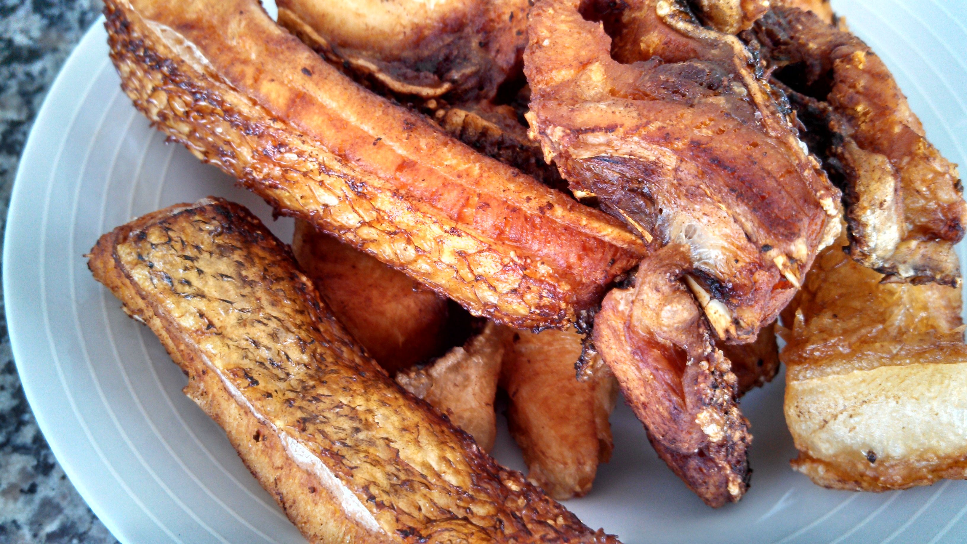 Costelas de caranha frita