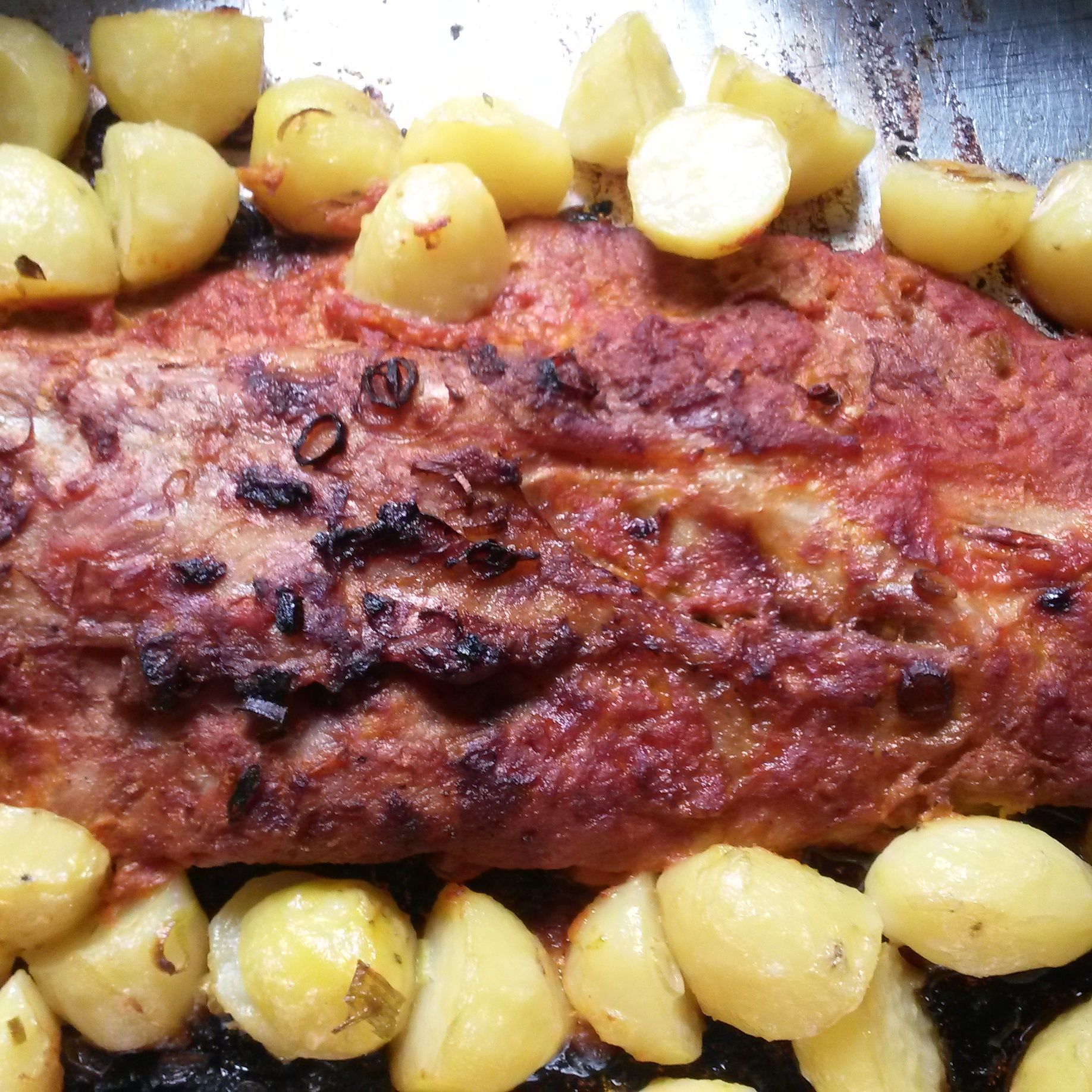 Costelinha de porco ao forno