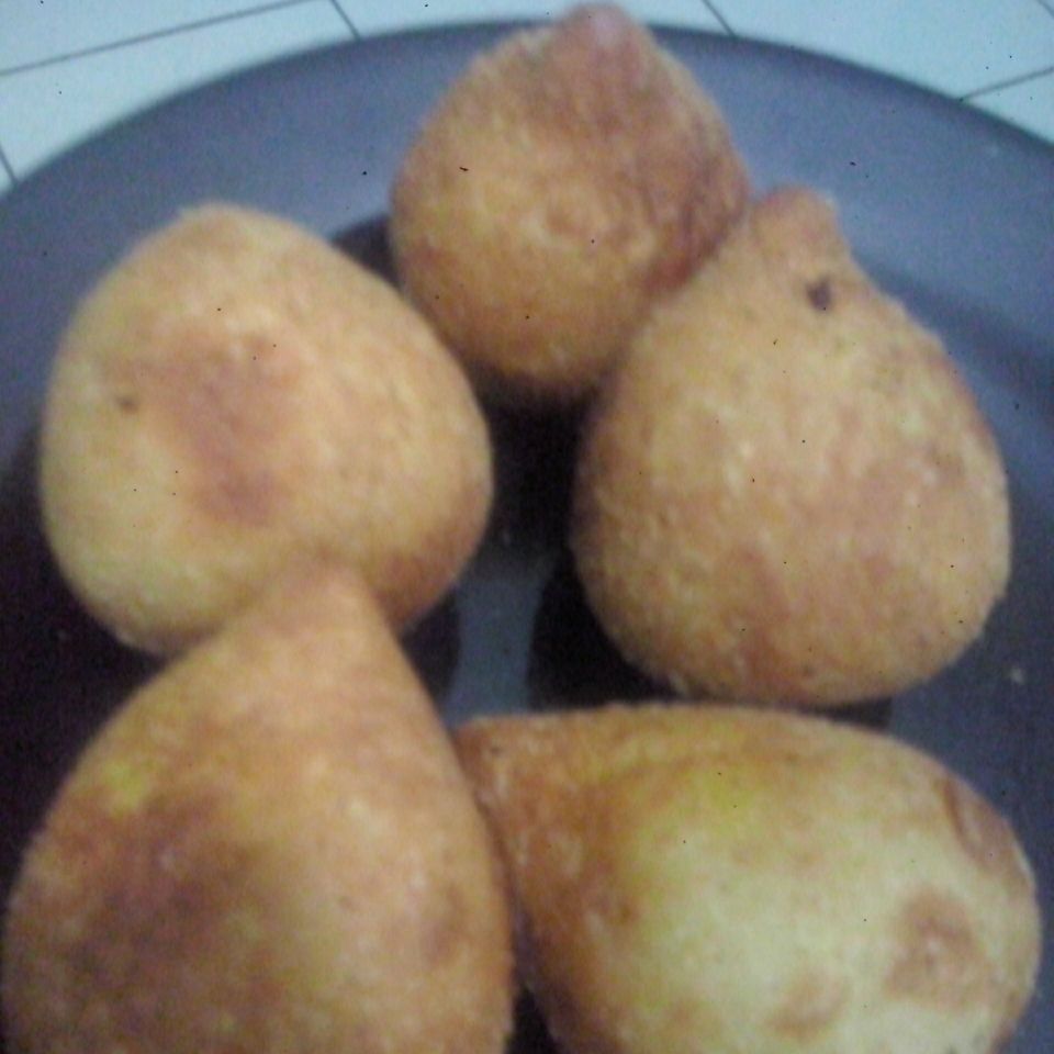 Coxinha com massa de leite