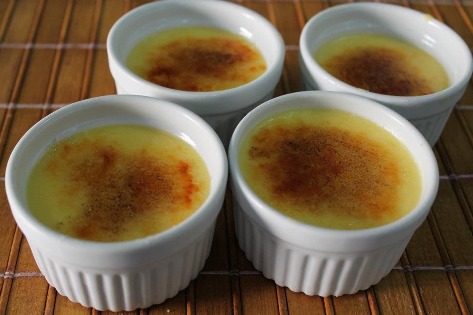 Crème brûlée de chocolate branco