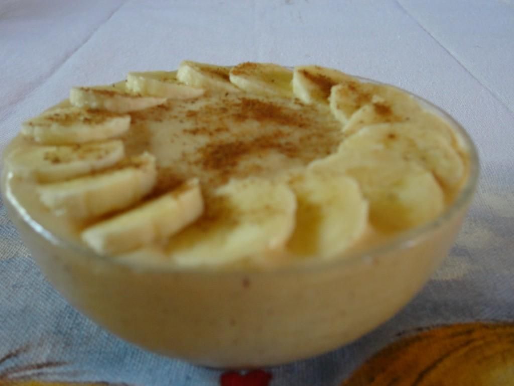 Creme gelado de banana