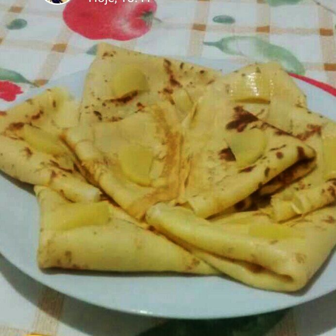 Crepe de frigideira