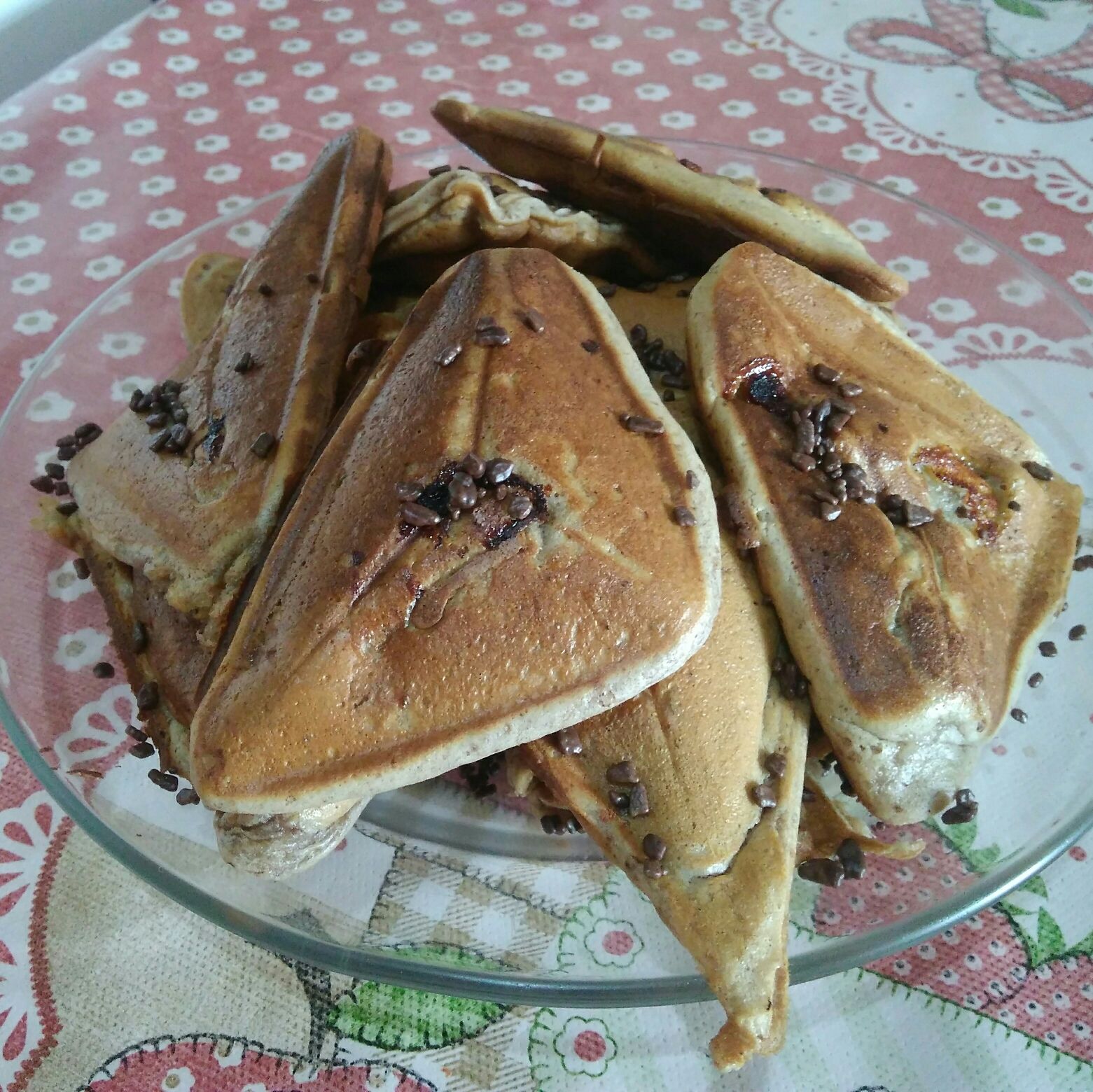 Crepe doce fácil de sanduicheira