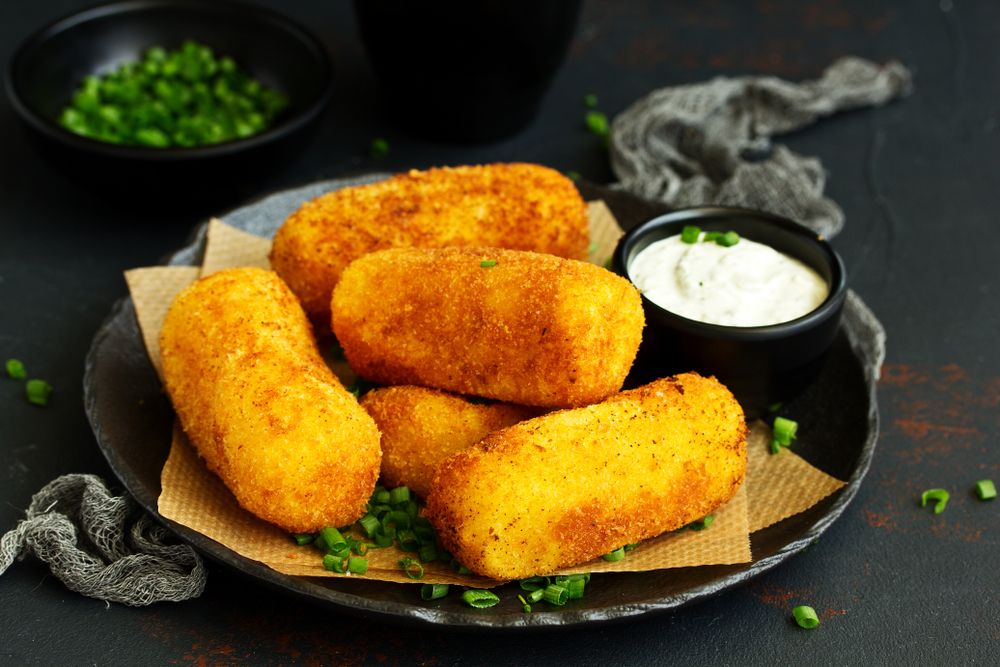 Croquete de Batata com Recheio Philadelphia