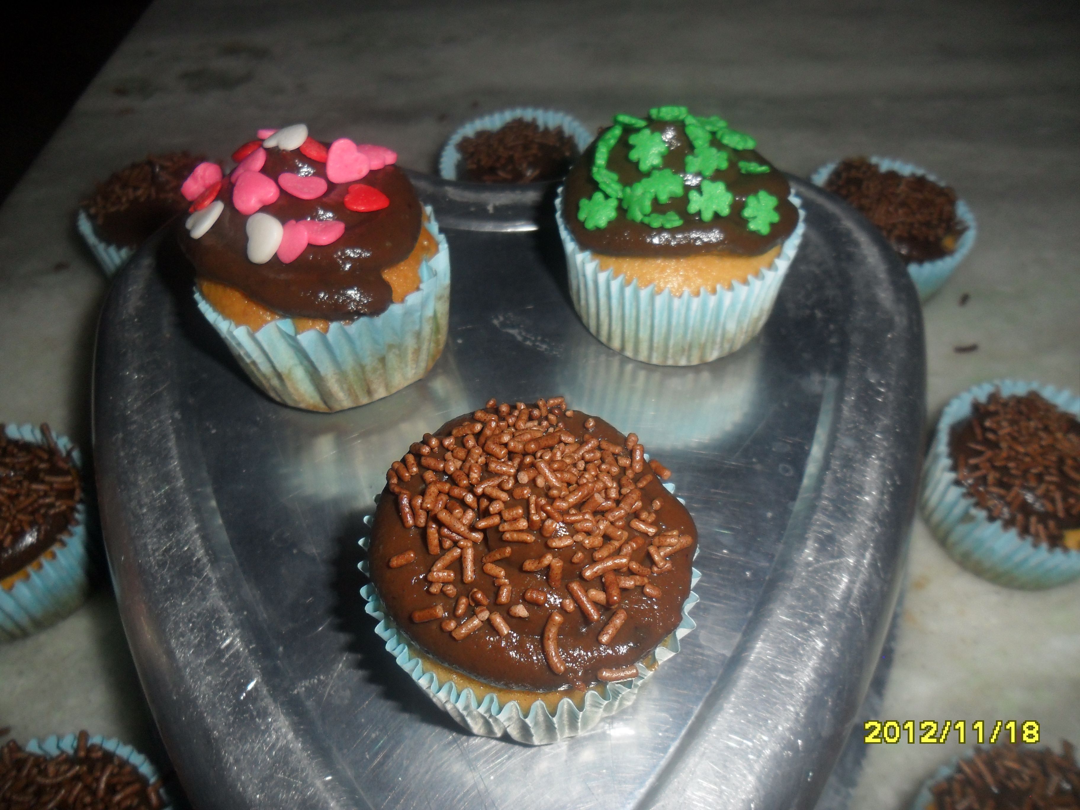 Cupcake bomba de chocolate