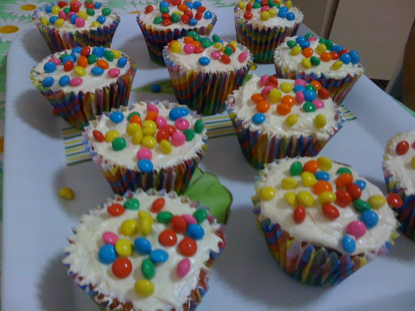 Cupcake colorido