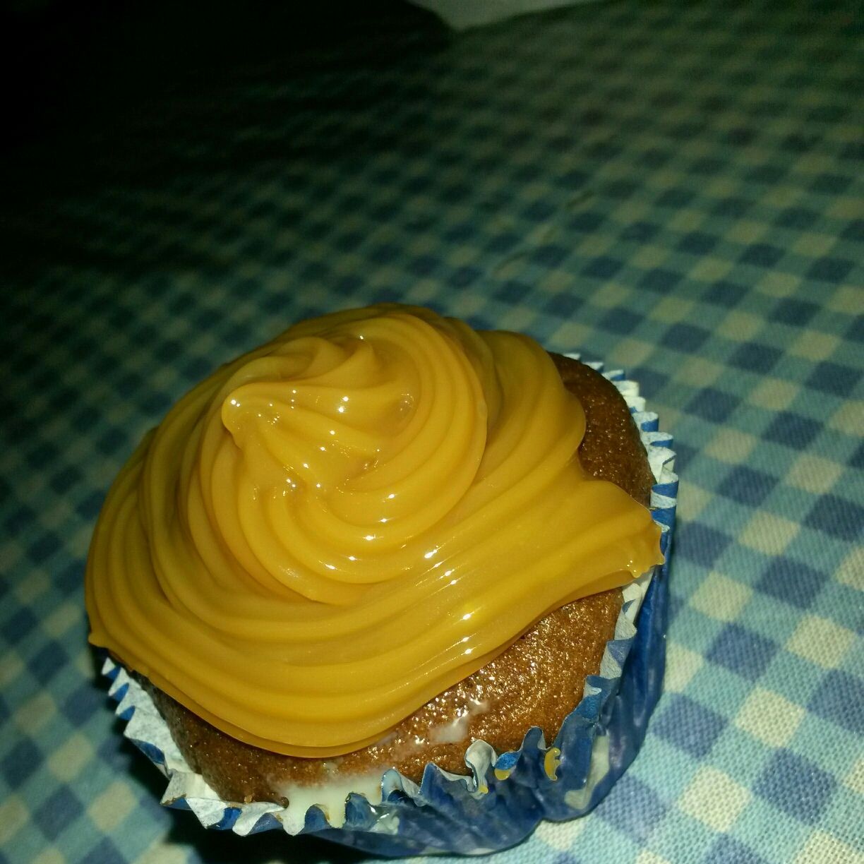 Cupcake de baunilha com coco ralado