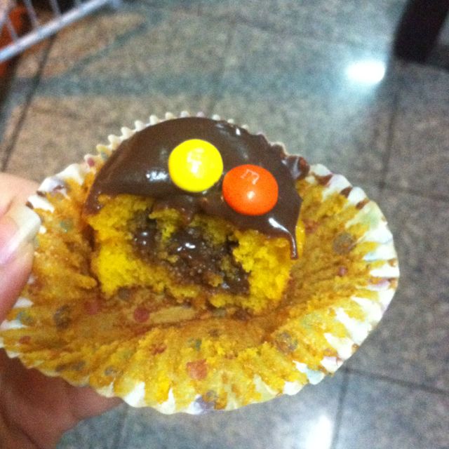 Cupcake de Cenoura com trufa