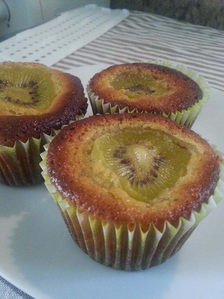 Cupcake de kiwi