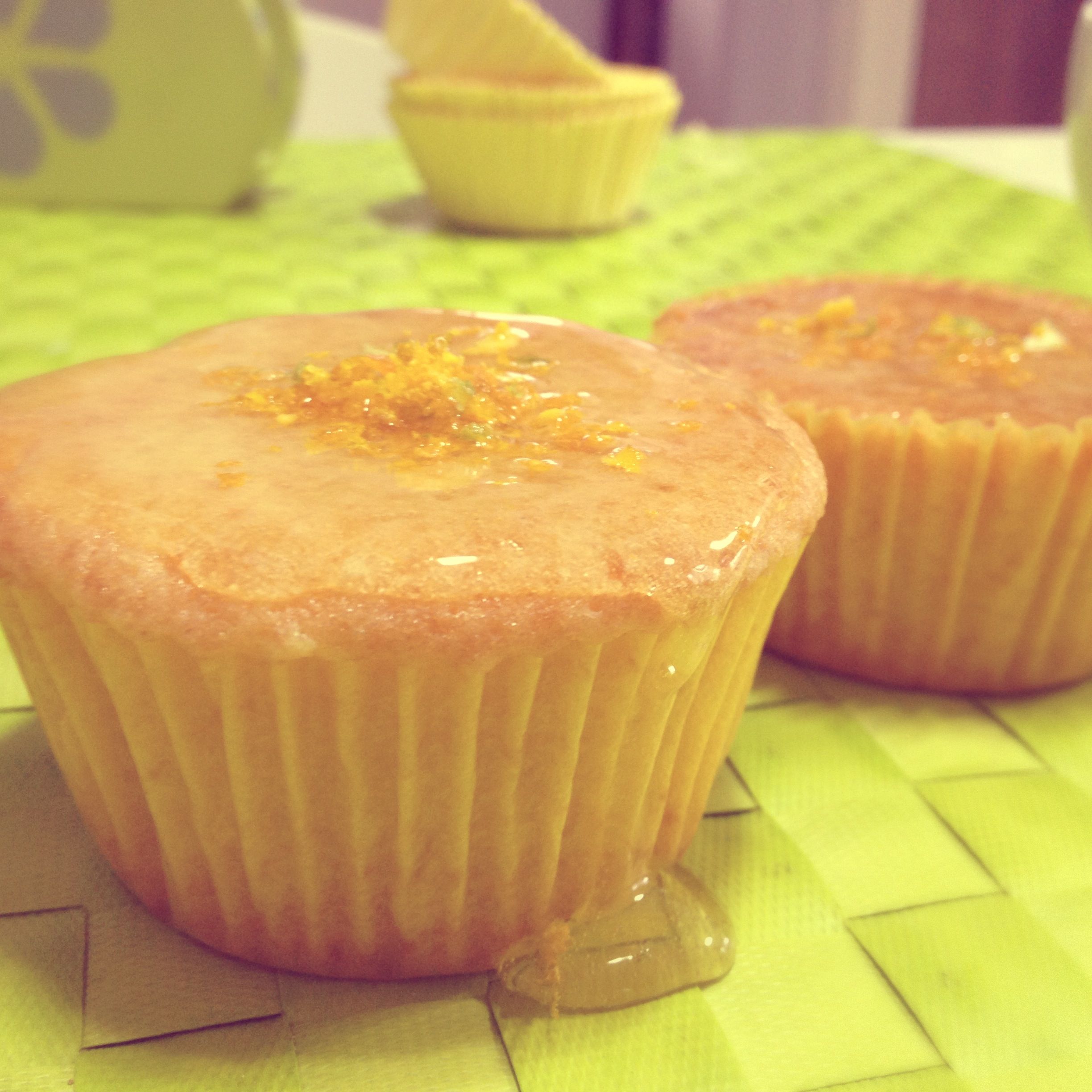 Cupcake de laranja