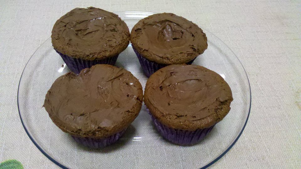 Cupcake rápido de Nutella