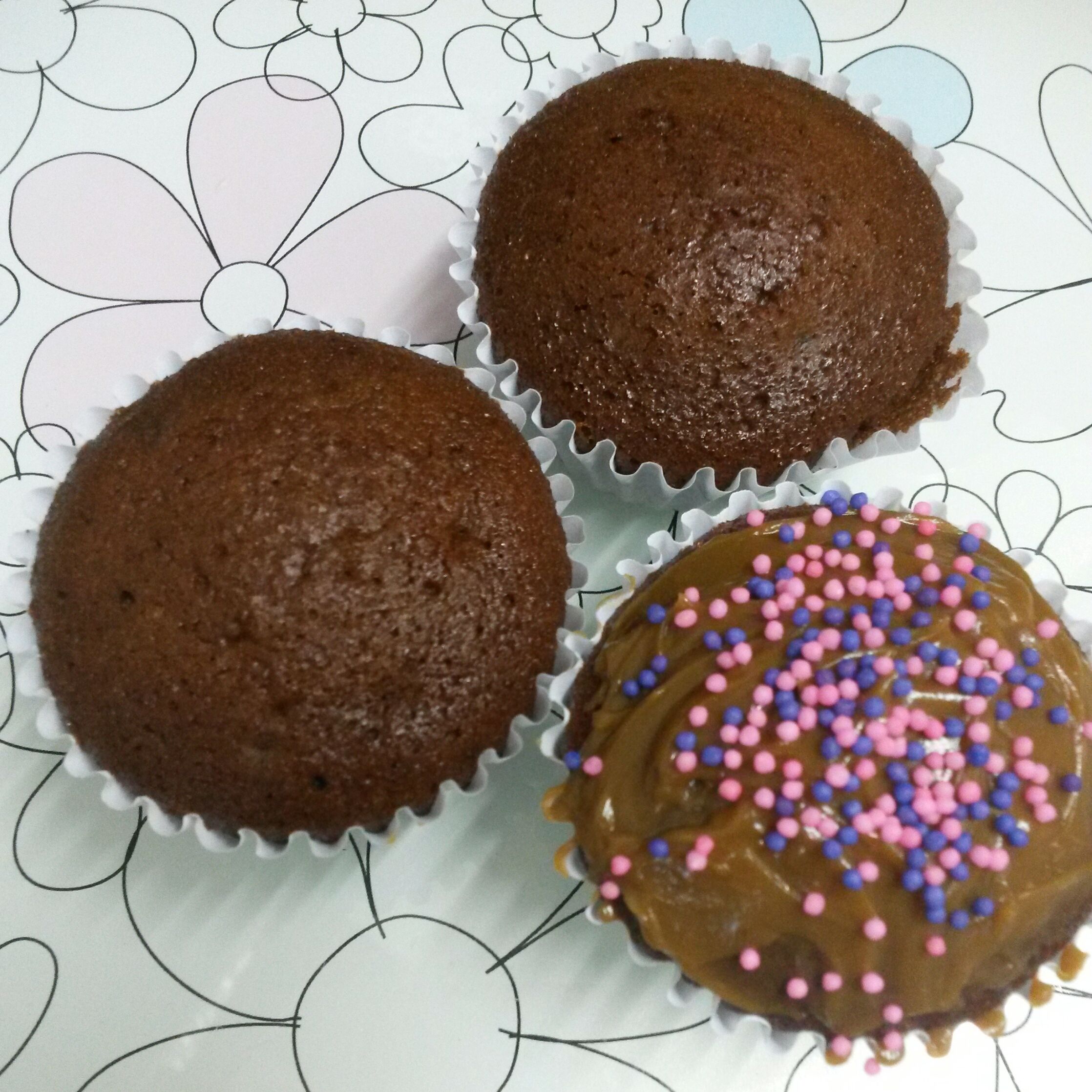 Cupcakes de chocolate (feito no liquidificador)