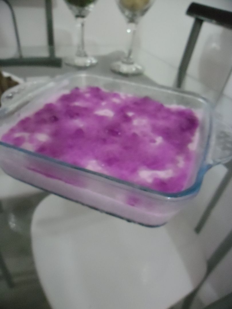 Doce delícia de gelatina