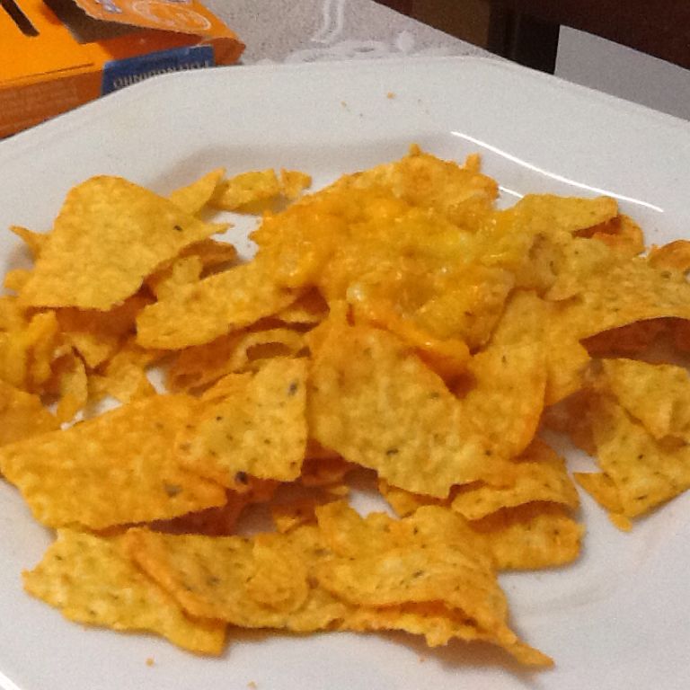 Doritos com cobertura de 2 queijos