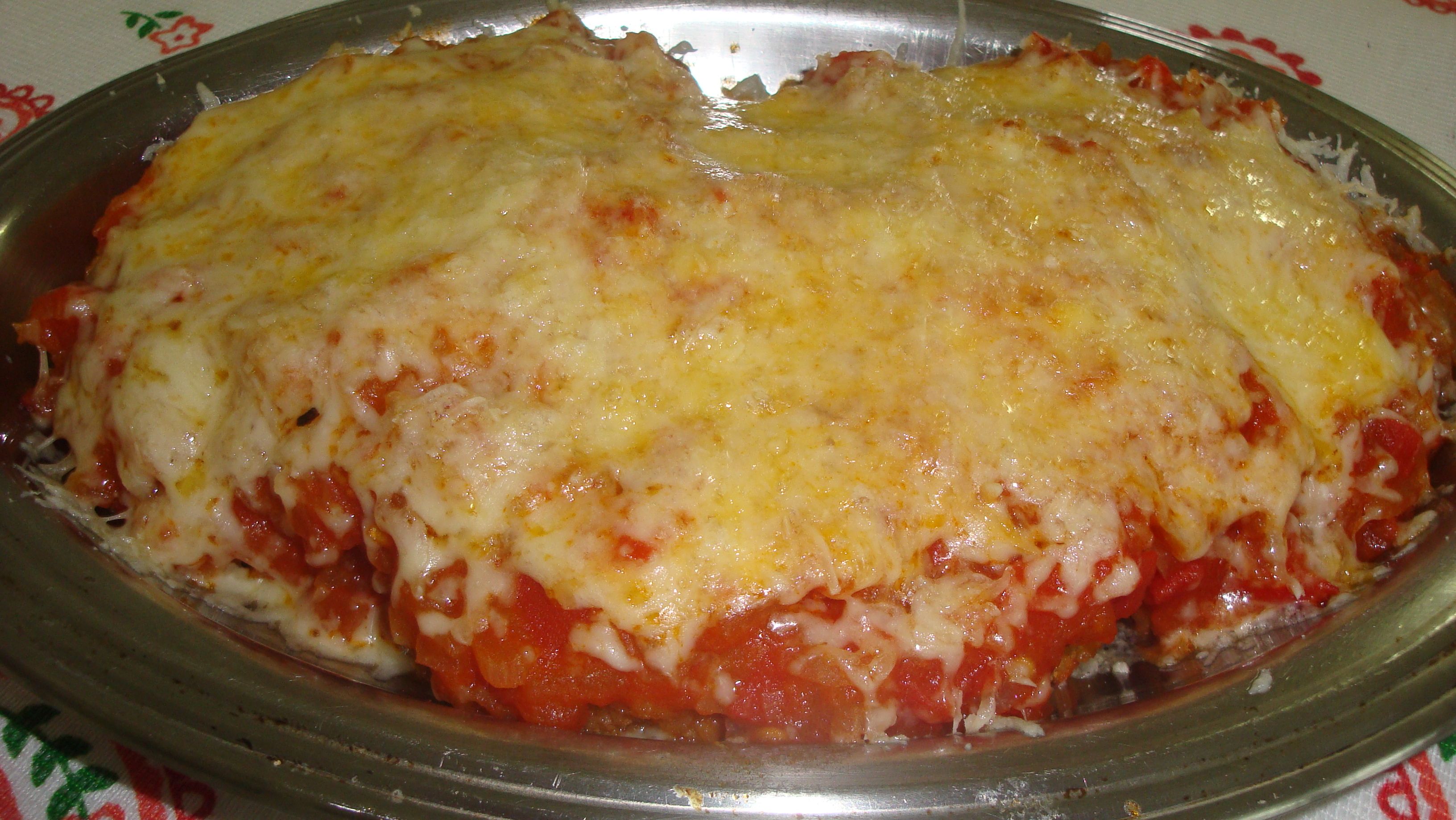 Empanados recheados à parmegiana