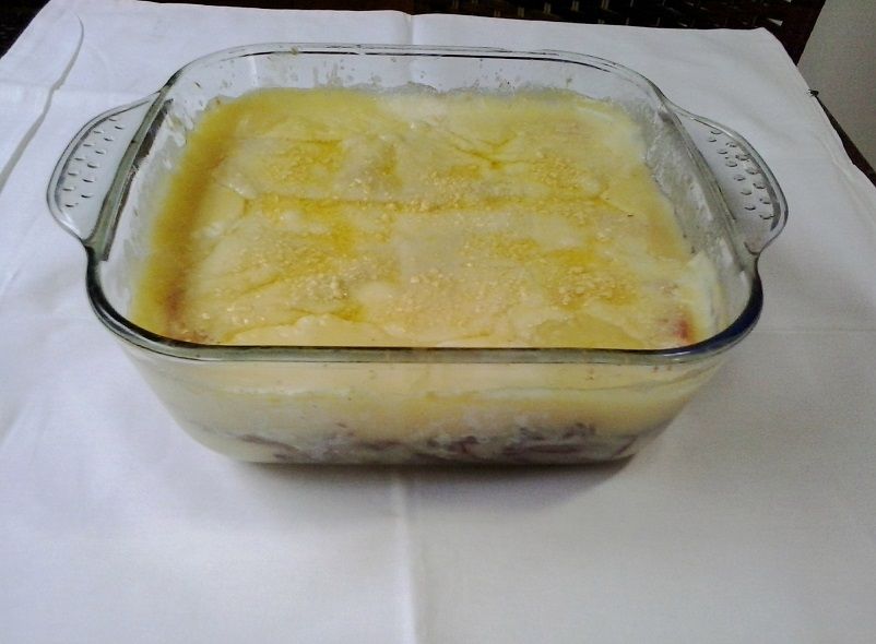 Escondidinho caipira de angu da Thide