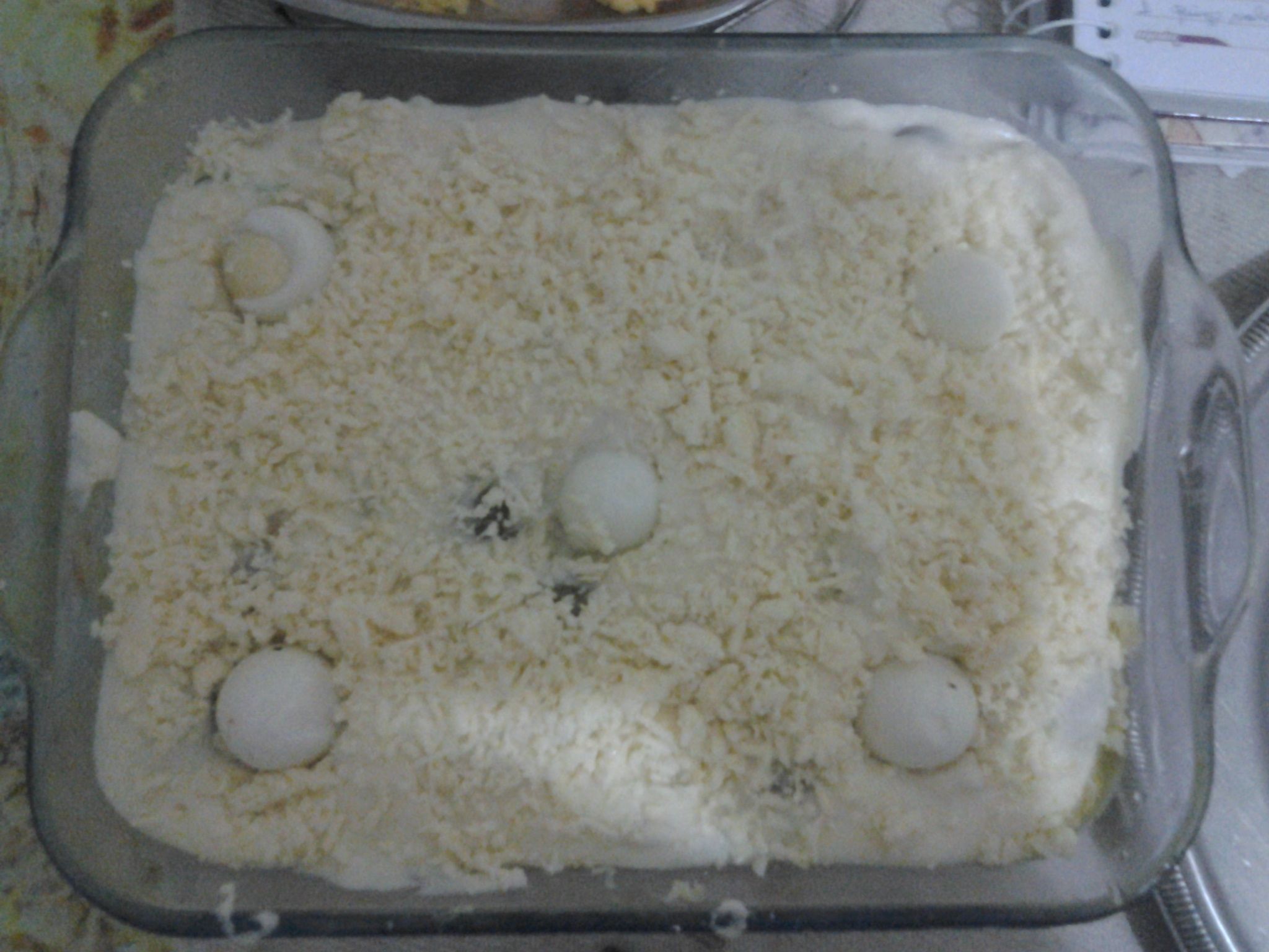 Escondidinho de bacalhau do menino