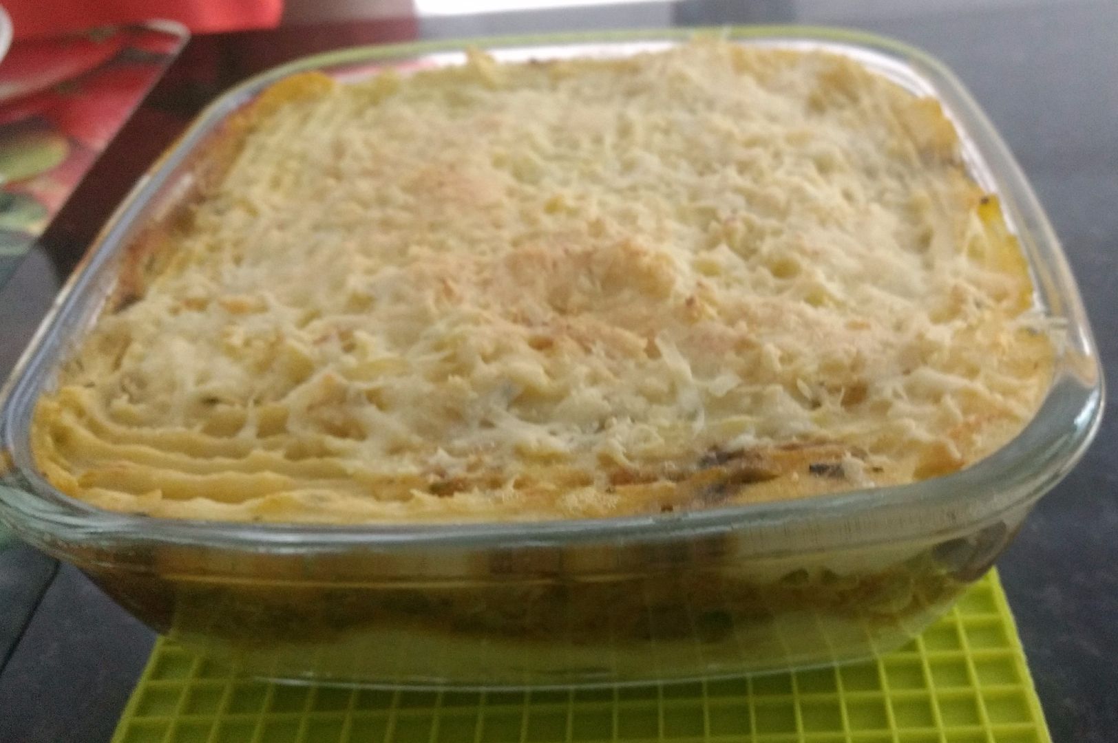 Escondidinho de batata com lombo de porco desfiado