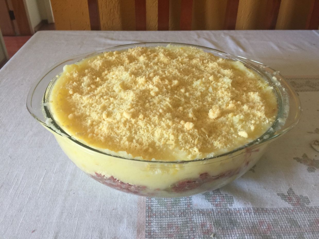 Escondidinho de carne seca da vovó Lygia