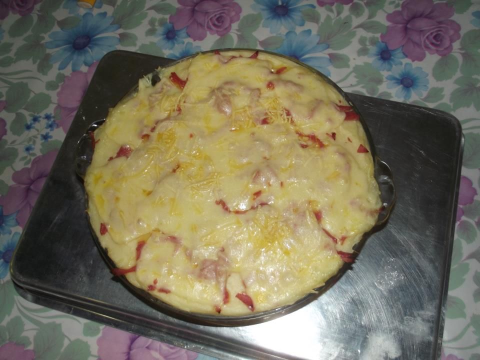 Escondidinho de frango com purê de batata