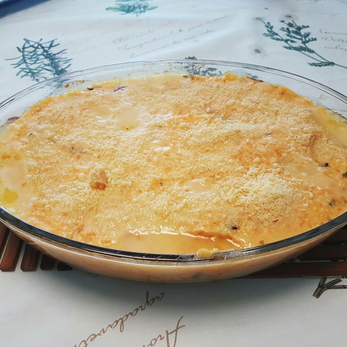 Escondidinho de peixe com abóbora