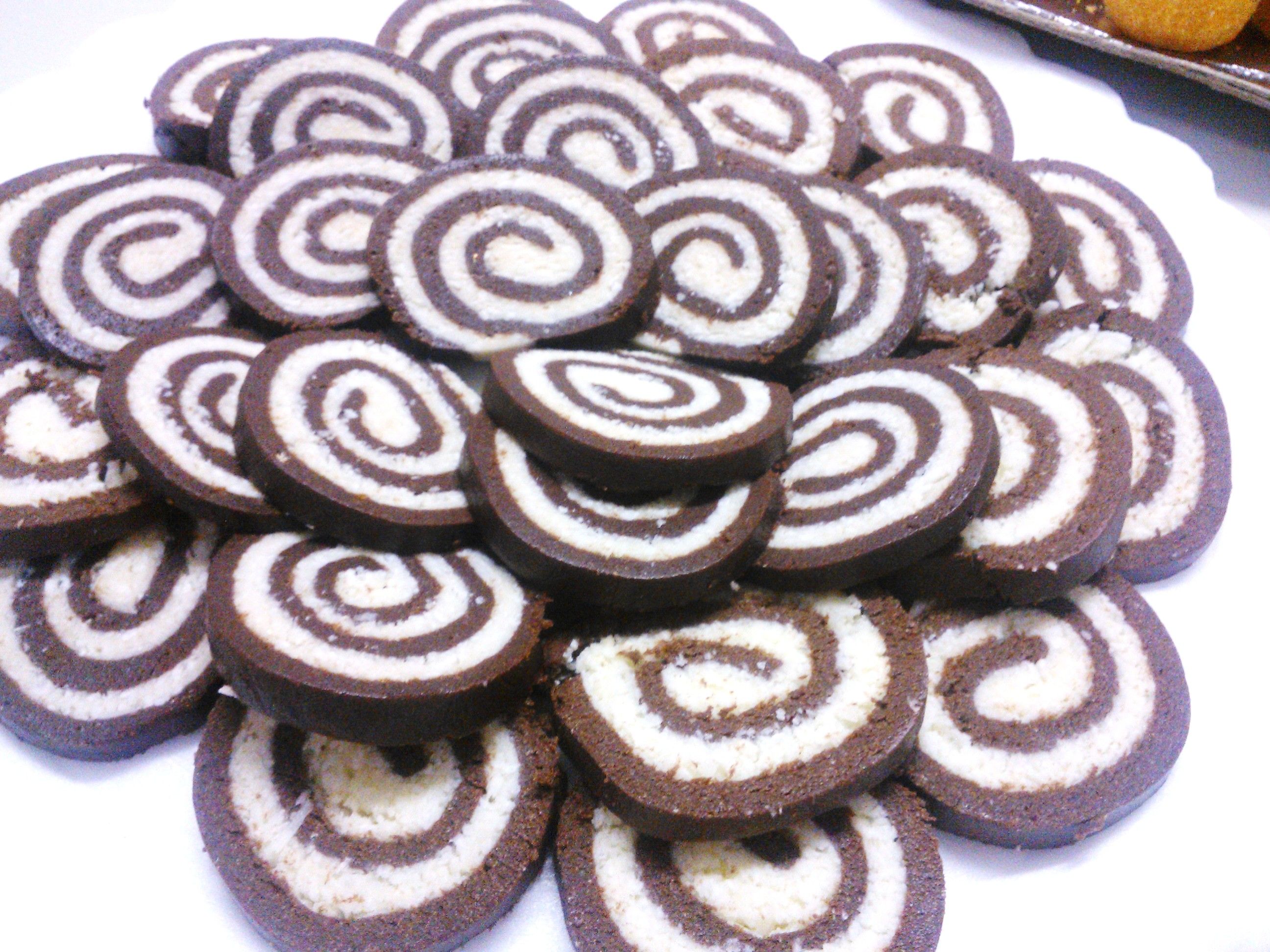 Espiral de leite condensado e coco