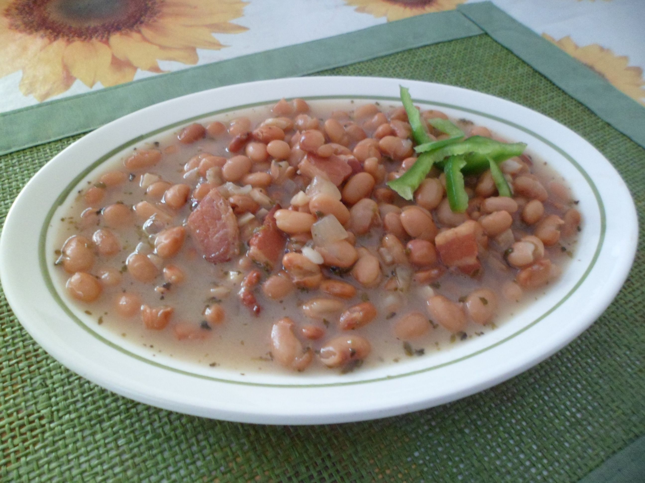 Feijão cozido e delicioso