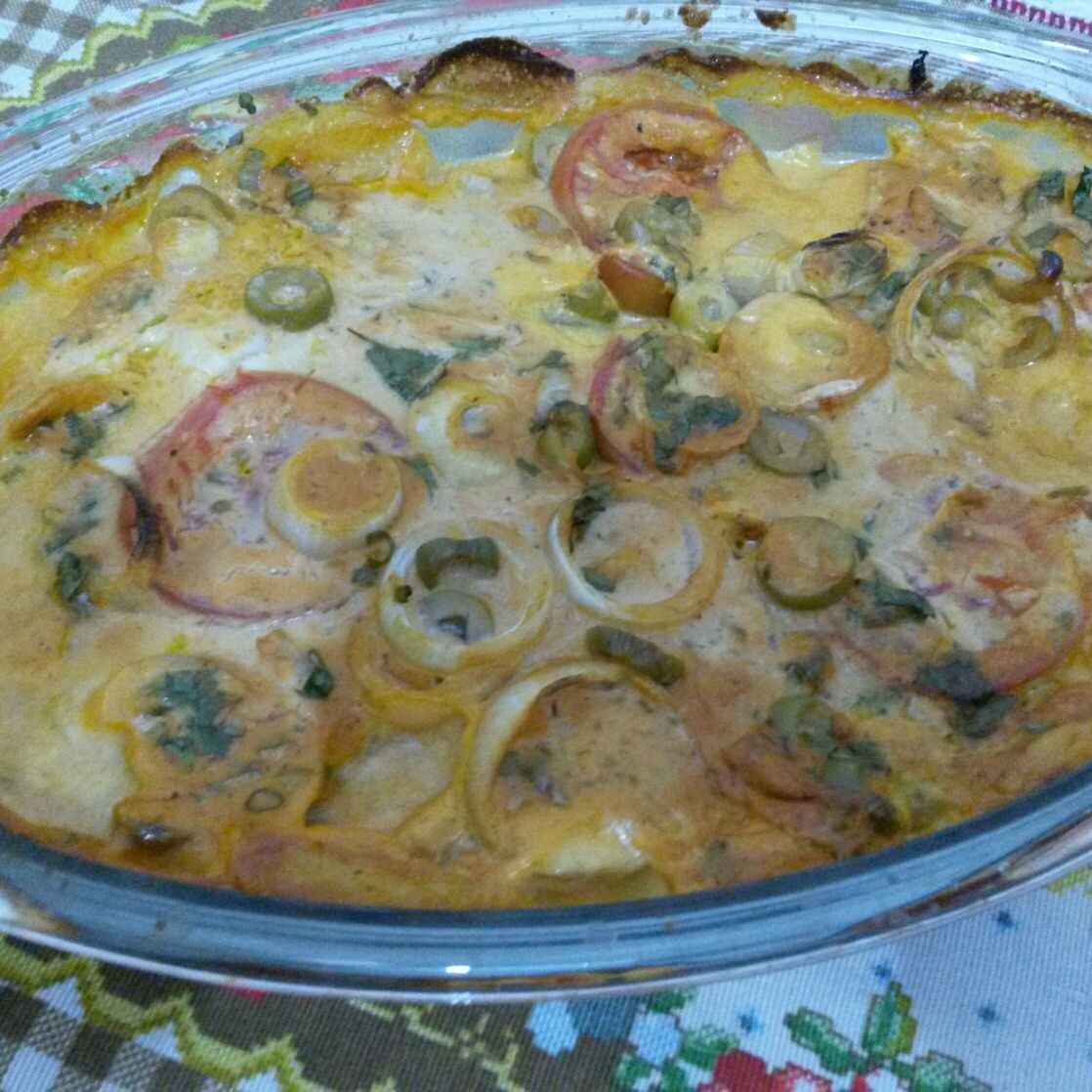 Filé de peixe ao forno