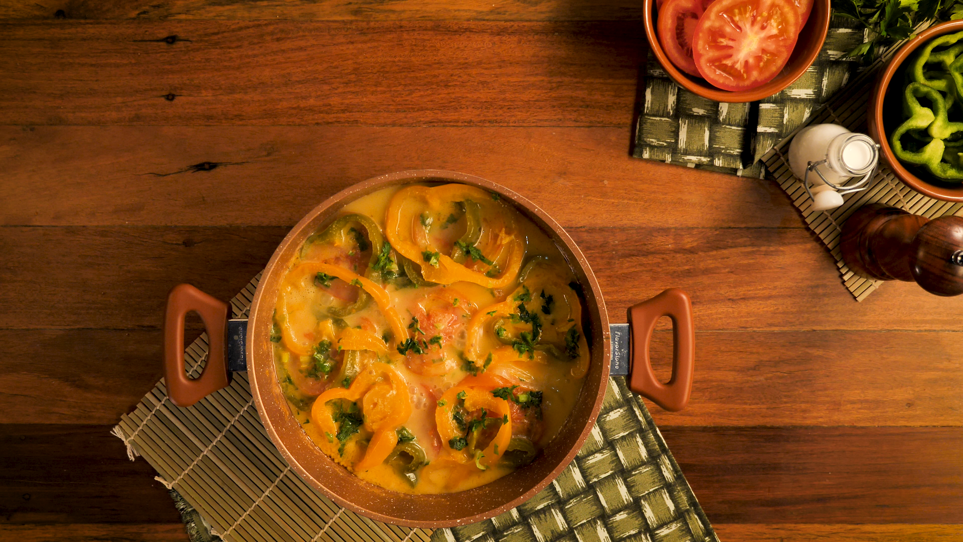 Filé de peixe ao leite de coco