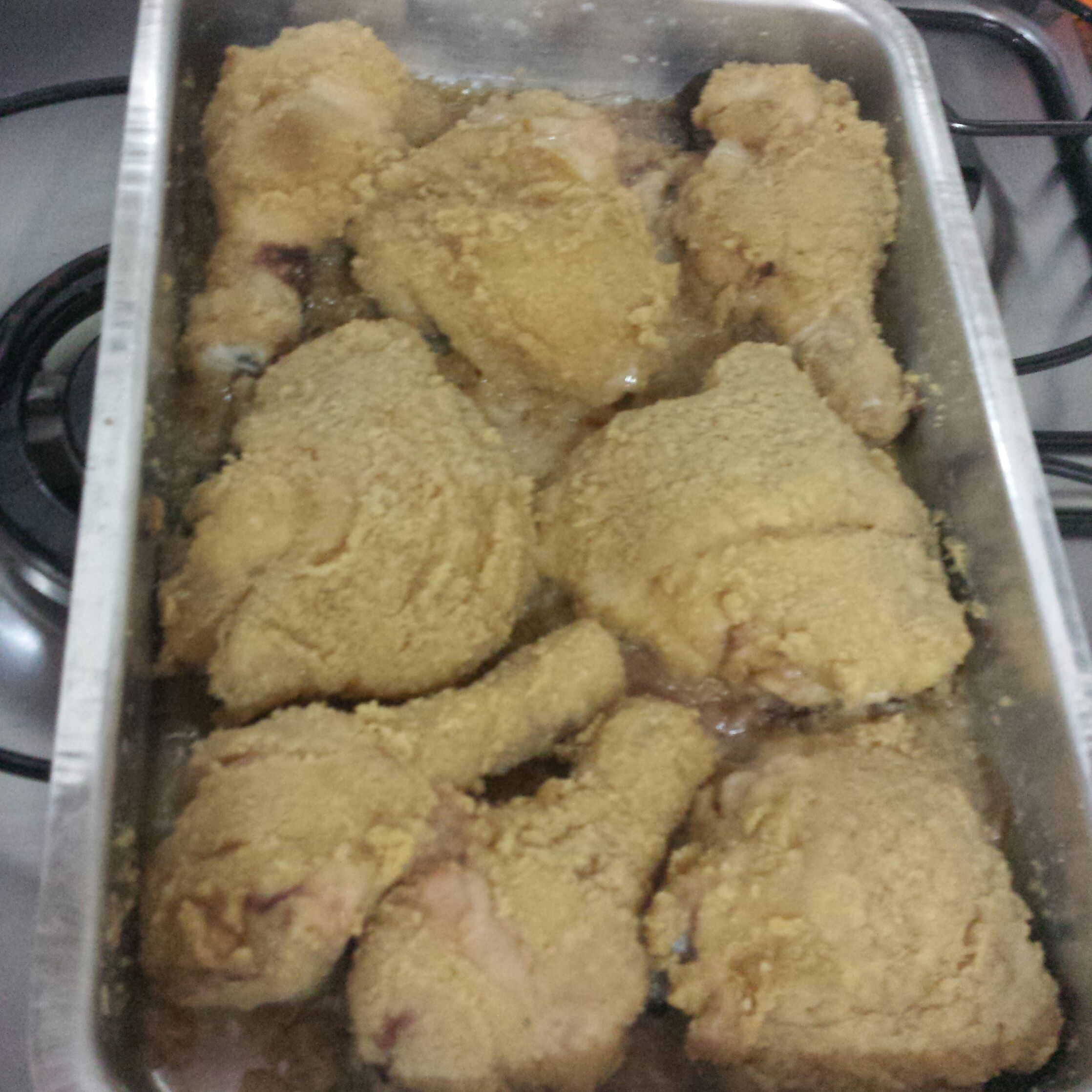 Frango à milanesa no forno