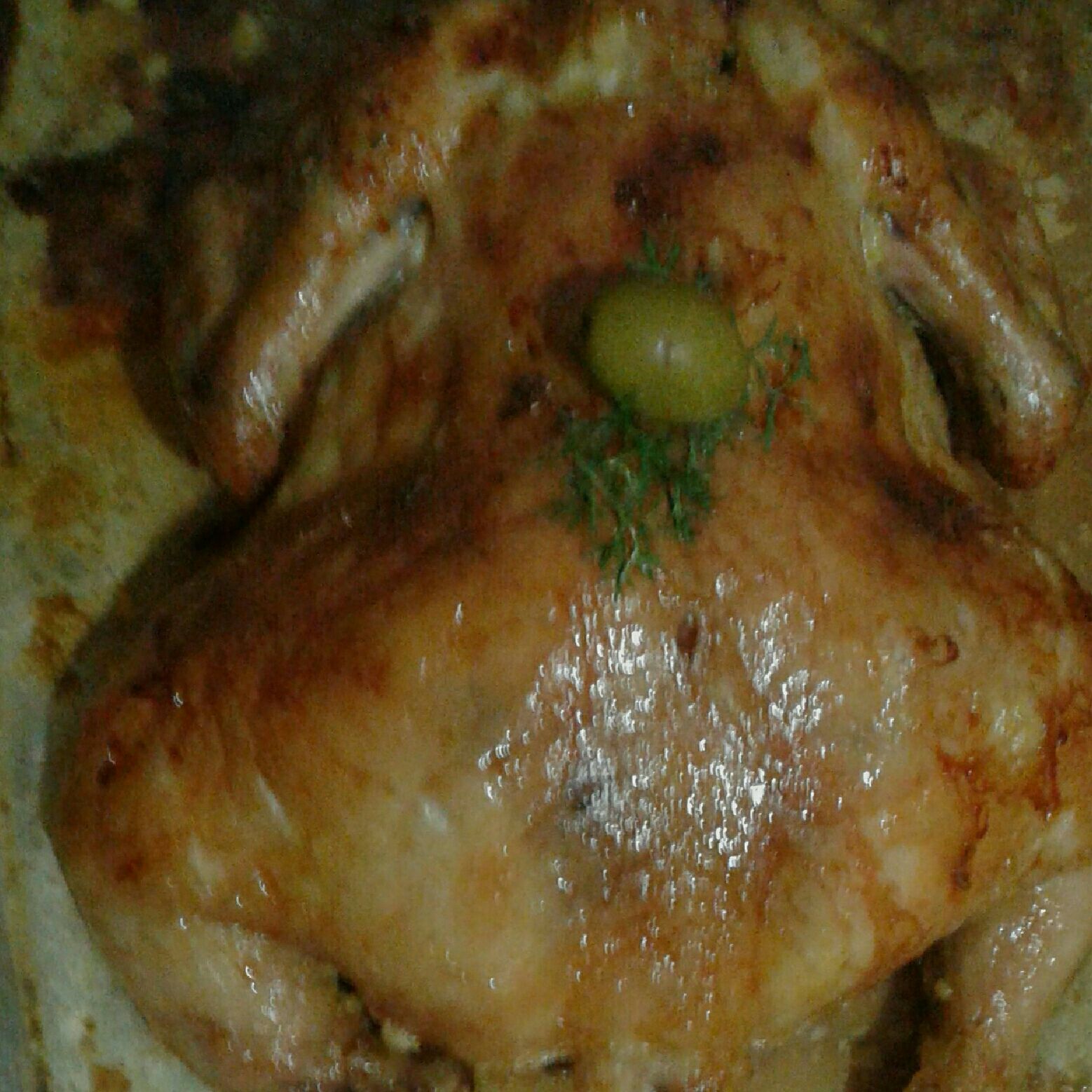 Frango assado muito simples e delicioso