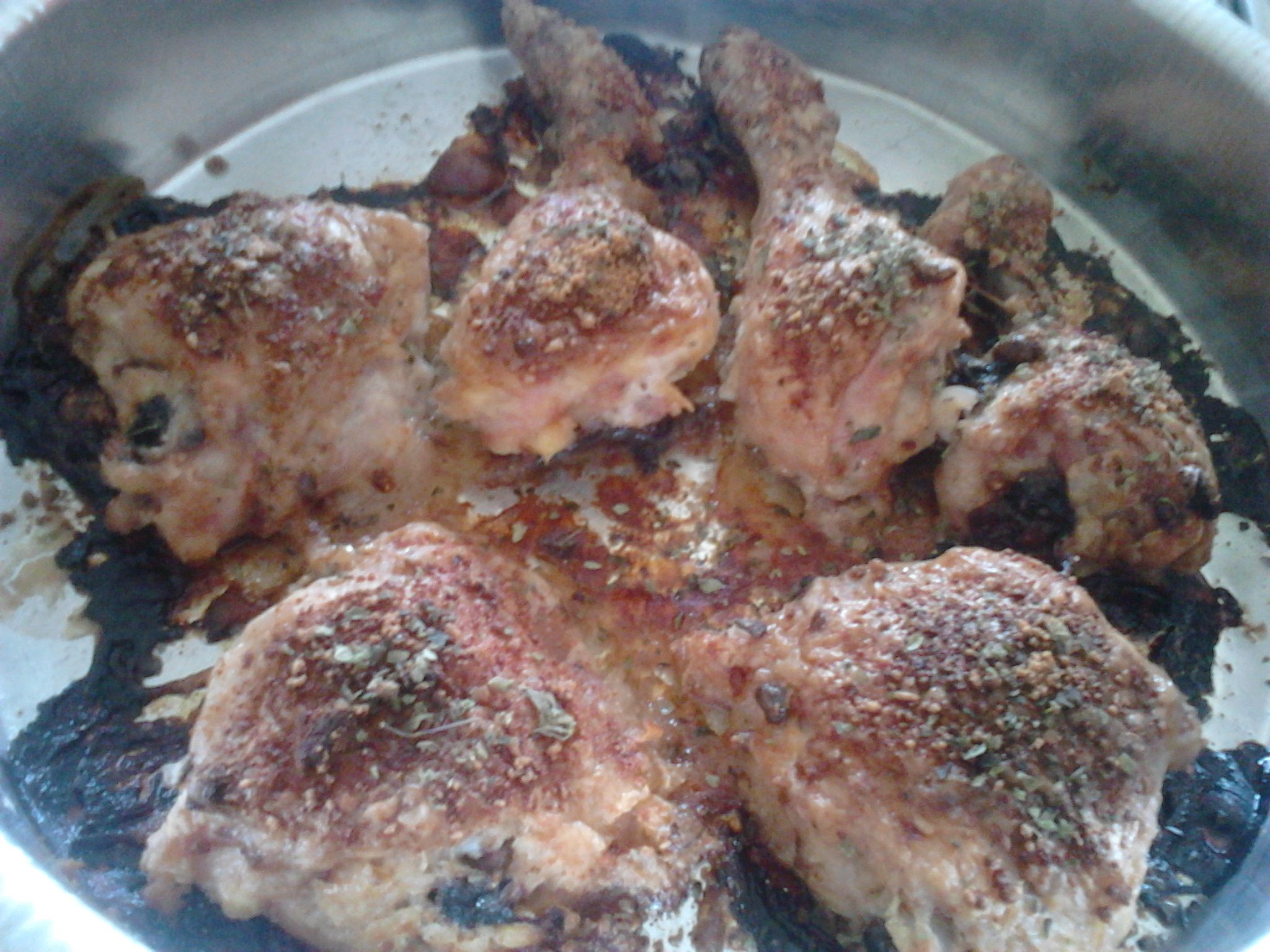 Frango empanado de forno