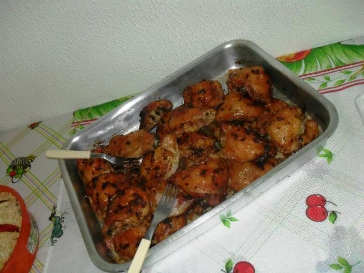 Frango na cerveja (assado ou frito)