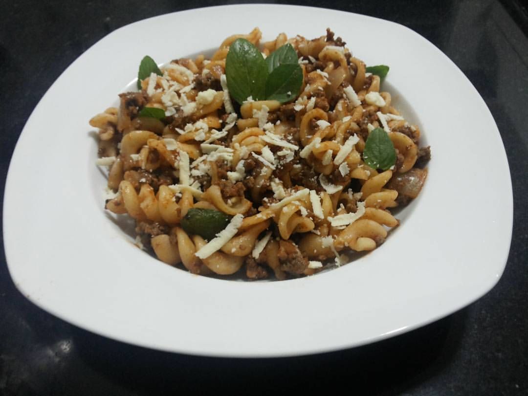 Fusilli à bolonhesa