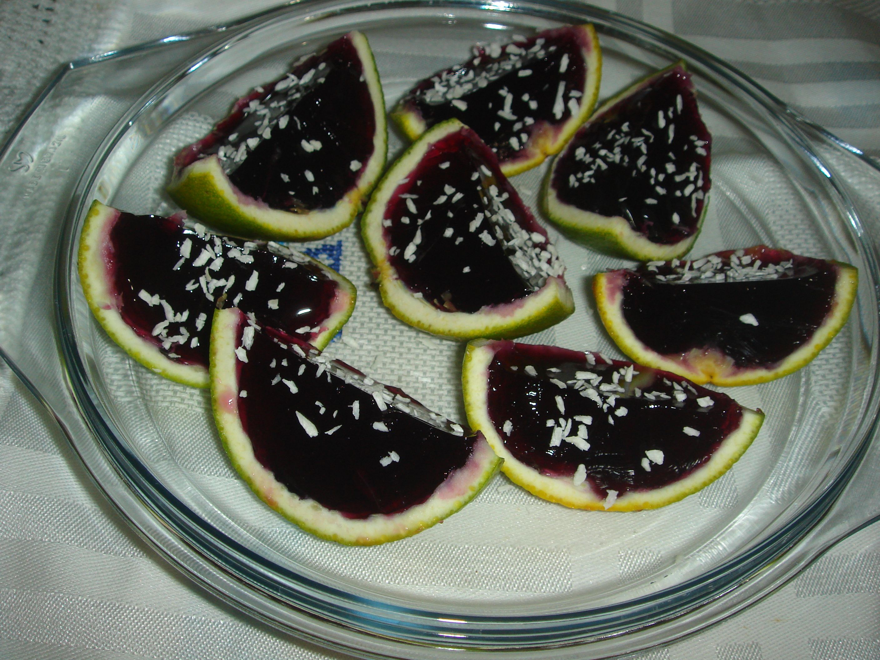 Gelatina decorada