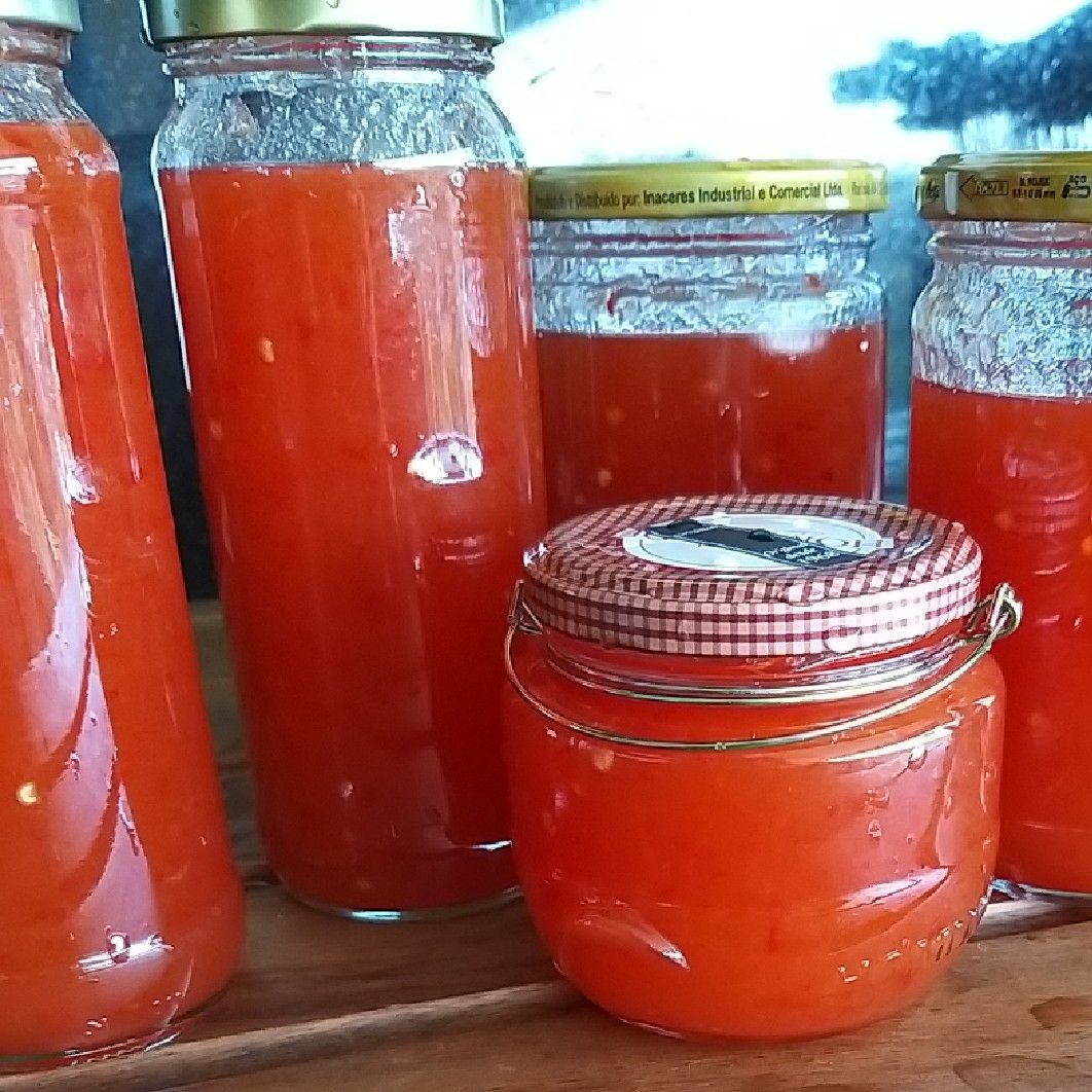 Geleia de maçã com pimenta