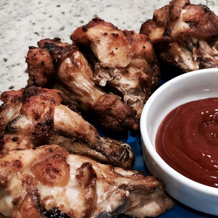 Hot smoked wings no Airfryer