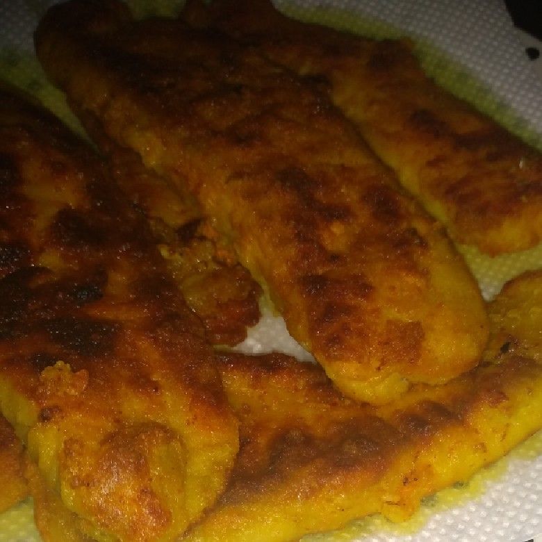 Isca de peixe empanada