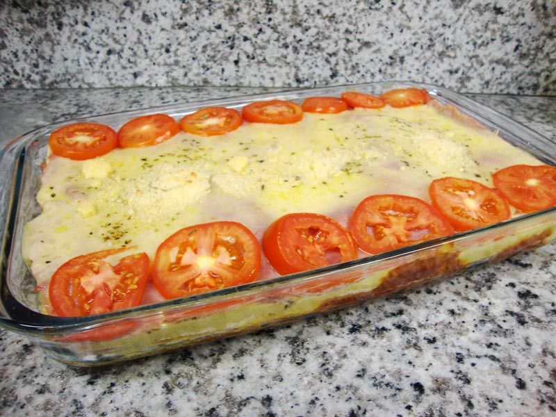 Lanche de forno de pão fatiado